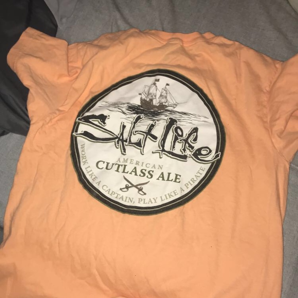 salt life t-shirt hardly worn